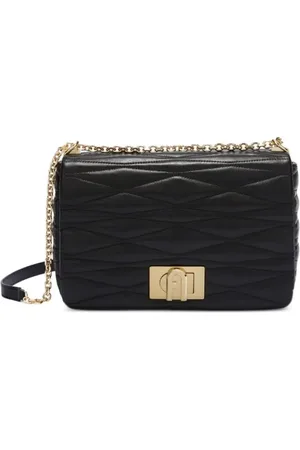 Furla Quilted Shoulder Bag with Chain