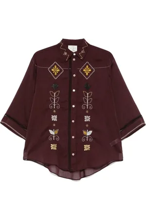 FORTE FORTE Shirts, female, , M, Havana Shirt with Box-Pleat Detail