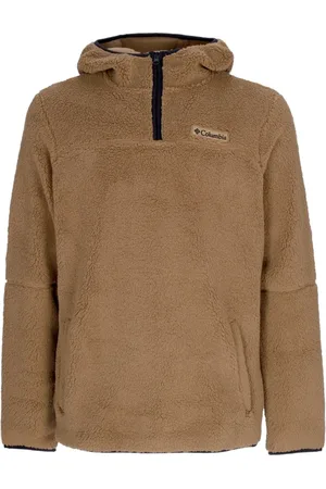Columbia Faux Fur & Shearling Jackets, male, , L, Sherpa Anorak Jacket with Hood