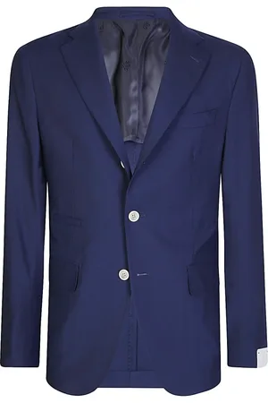 ELEVENTY Slim Fit Wool Blazer with Ticket Pocket
