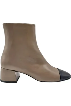 ROBERTO FESTA Heeled Boots, female, , 4 UK, Leather Ankle Boots with Square Heel