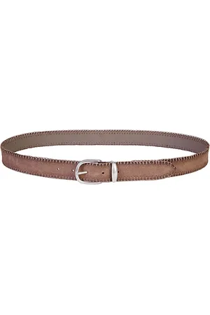 ELEVENTY Belts, male, , 95 CM, Vintage Suede Belt