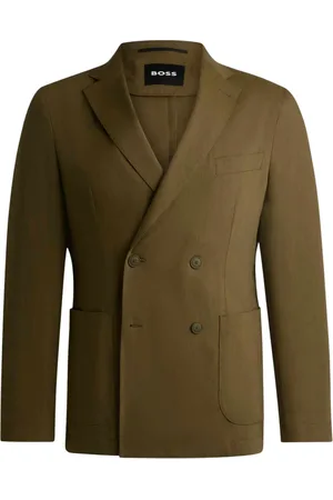 HUGO BOSS Blazers, male, , M, Elegant Blend of Linen and Viscose