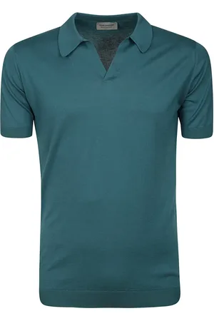 JOHN SMEDLEY Polo Shirts, male, , M, Skipper Collar Polo Shirt