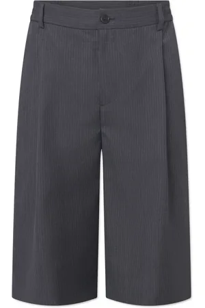 Rue de Tokyo Casual Shorts, male, , M, Wool Pinstripe Suiting Trousers