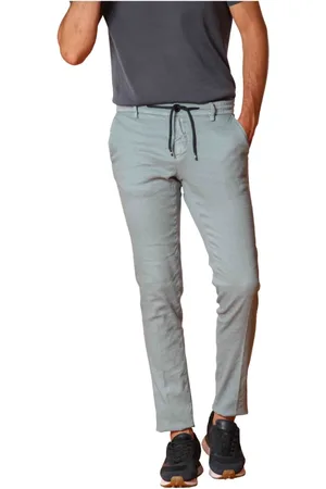Masons Slim-fit Trousers, male, , S, Slim Fit Linen Cotton Jogger Trousers