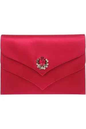 Saint Laurent Pre-owned Clutches, female, , ONE SIZE, Pre-owned Satin clutches