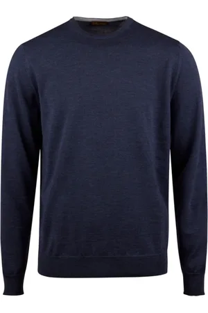 Stenströms Round-neck Knitwear, male, , XL, Merino Wool Crew Neck Jumper