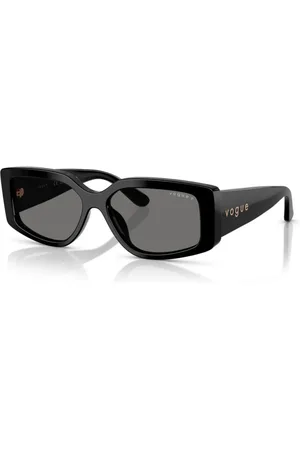 vogue Sunglasses, unisex, , 55 MM, Rectangular Polarized Sunglasses Bold Style