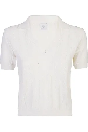 ELEVENTY Cotton V-Neck Polo Shirt