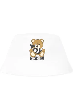 Moschino Hats & Caps, unisex, , 48 CM, Cotton Cloche with Teddy Bear