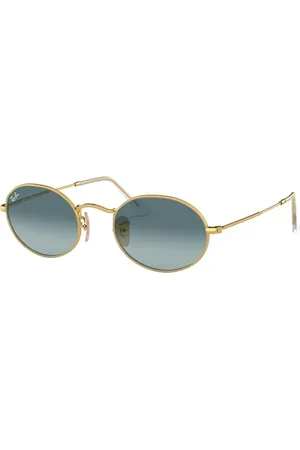 Ray-Ban Vintage Oval Sunglasses Blue Gradient
