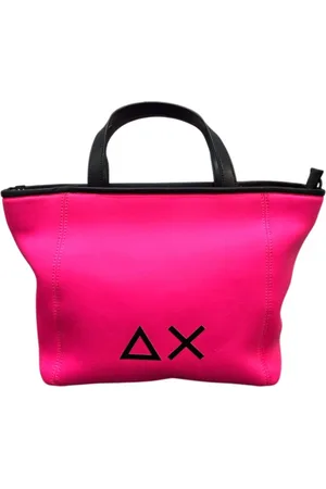 sun68 Tote Bags, female, , ONE SIZE, Neoprene Handbag Fuchsia with Adjustable Strap