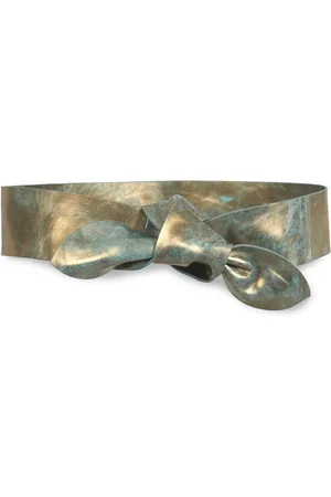 Cortana Belts, female, , S, Jin 6, knotted leather belt bronze turquoise