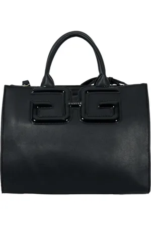 GAËLLE Handbags, female, , ONE SIZE, Patent Hand Bag with Maxi Patch