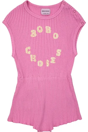 Bobo Choses Cotton Ribbed Jumpsuit