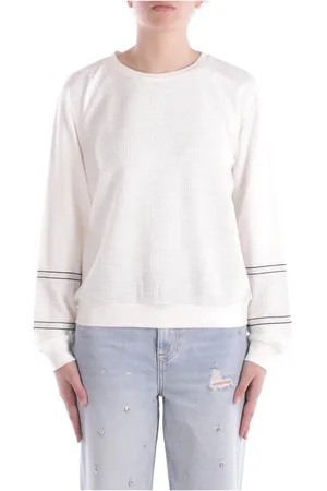 Liu Jo Round-neck Knitwear, female, , 2XL, Sport Logo Back Jumper