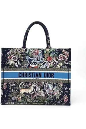 Dior Pre-owned Tote Bags, female, , ONE SIZE, Pre-owned Wool dior-bags