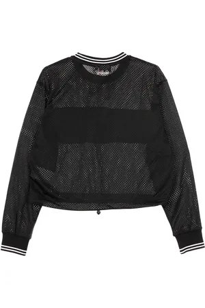 Fila Long Sleeve Tops, female, , M, Sporty Mesh Crop Top