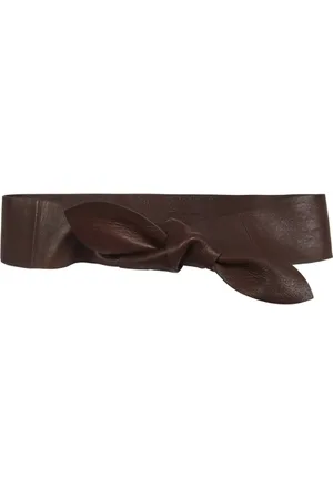 Cortana Belts, female, , S, Jin 6, dark garnet leather knotted belt