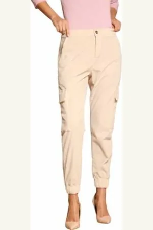 Masons Slim-fit Trousers, female, , S, Velvet Cargo Trousers Easy Cargo