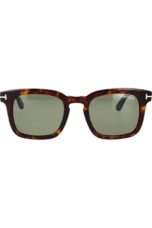 Tom Ford Sunglasses, unisex, , 50 MM, Classic Square Sunglasses with T Logo