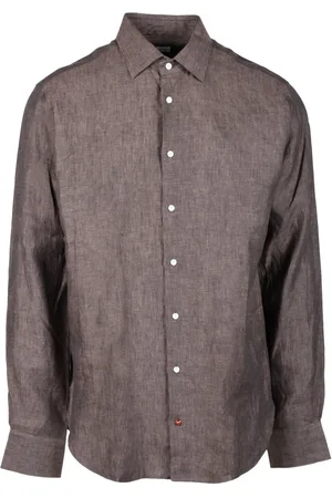 Carrel Casual Shirts, male, , XL, Linen Shirt