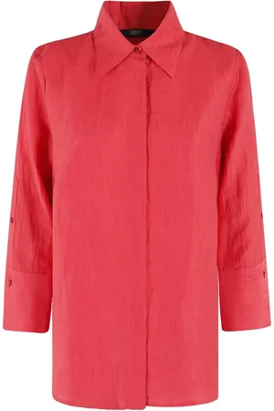 SEVENTY BY SERGIO TEGON Shirts, female, , XS, Linen Crinkle Shirt Long Sleeve