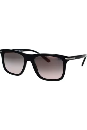 Prada Rectangular Polarized Sunglasses, Classic Style