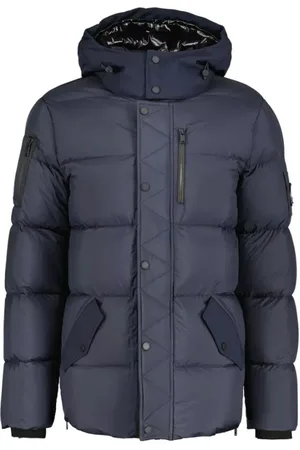 Moose Knuckles Nylon Puffer Jacket with Hood