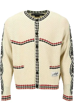 Andersson Bell Cardigans, male, , M, White Knitwear Jumper Ss25