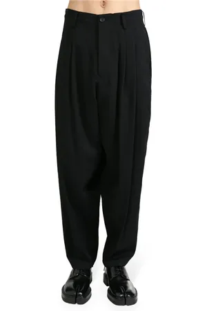 YOHJI YAMAMOTO Wide Trousers, male, , M, Pleated Fashion Trousers