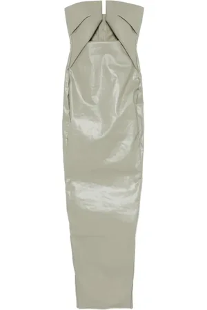 Rick Owens Gowns, female, , M, Denim Prong Gown in Celadon