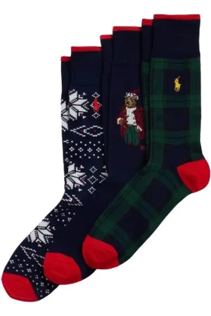 Ralph Lauren Set of 3 pairs of Polo Bear Socks