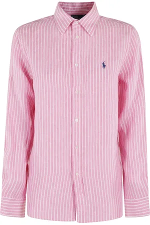 Ralph Lauren Striped Linen Shirt in and White