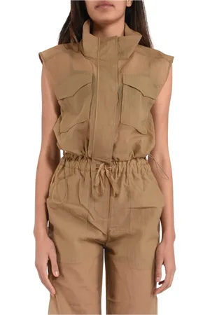 Pinko Accordion Style Nylon Gilet
