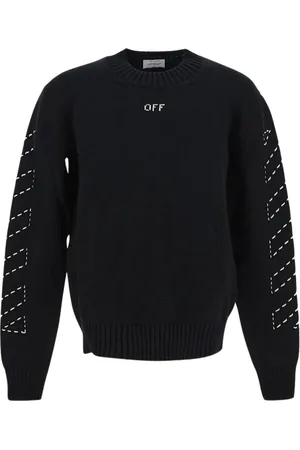OFF-WHITE Round-neck Knitwear, male, , S, Knit Jumper