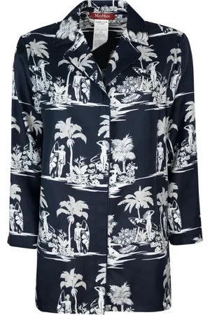 Max Mara Shirts, female, , 2XS, Printed Silk Shirt