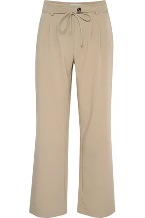 Karen by Simonsen Wide Leg Trousers Roasted Cashew