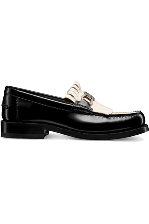 Dior Loafers, female, , 3 UK, Leather Loafers with Fringes