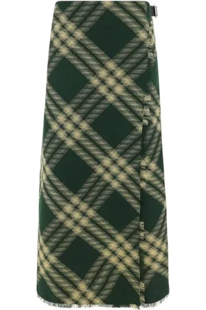 Burberry Wrap Midi Skirt