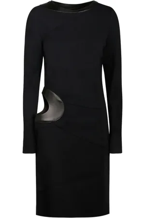 Tom Ford Short Dresses, female, , XS, Leather Cut Out Dress