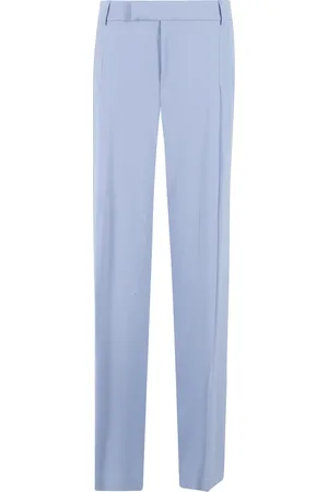 FEDERICA TOSI Straight Trousers, female, , XS, Sky Classic Cady Trousers