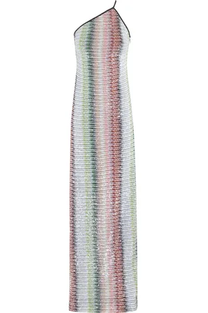 Missoni Gowns, female, , S, Zig Zag Gradient Knit Dress