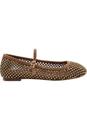 Lola Cruz Purple Ballerina Shoes for Women