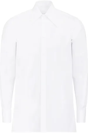 Maison Margiela Oversized Pointed-Collar Cotton Shirt