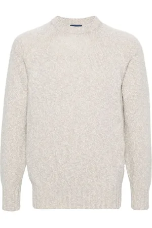 DRUMOHR Round-neck Knitwear, male, , M, Black Jumper for Men Aw24