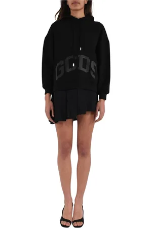 GCDS Short Dresses, female, , XS, Hoodie and Asymmetric Skirt Set