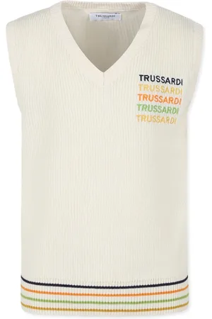 Trussardi Multicolor Striped Knitted Vest