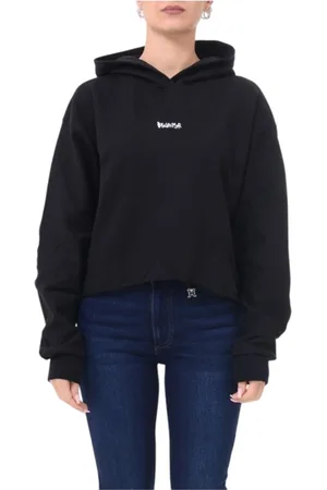 DISCLAIMER Stylish Hoodie with Logo Print